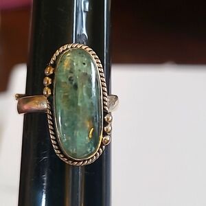 Mermaid Kyanite Adjustable Ring